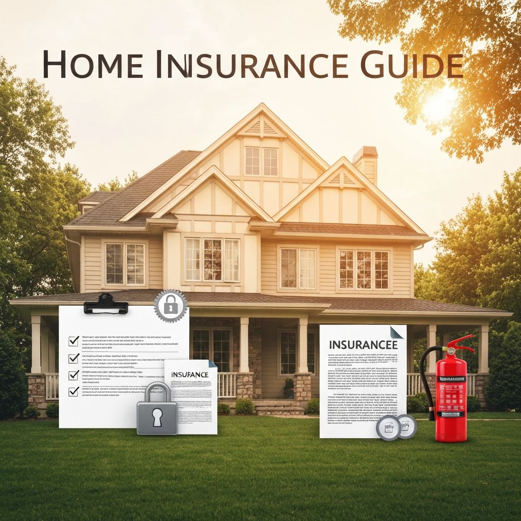 Guide complet assurance habitation avec maison et documents de protection